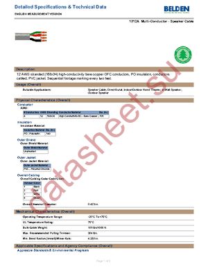 1312A 0101000 datasheet  